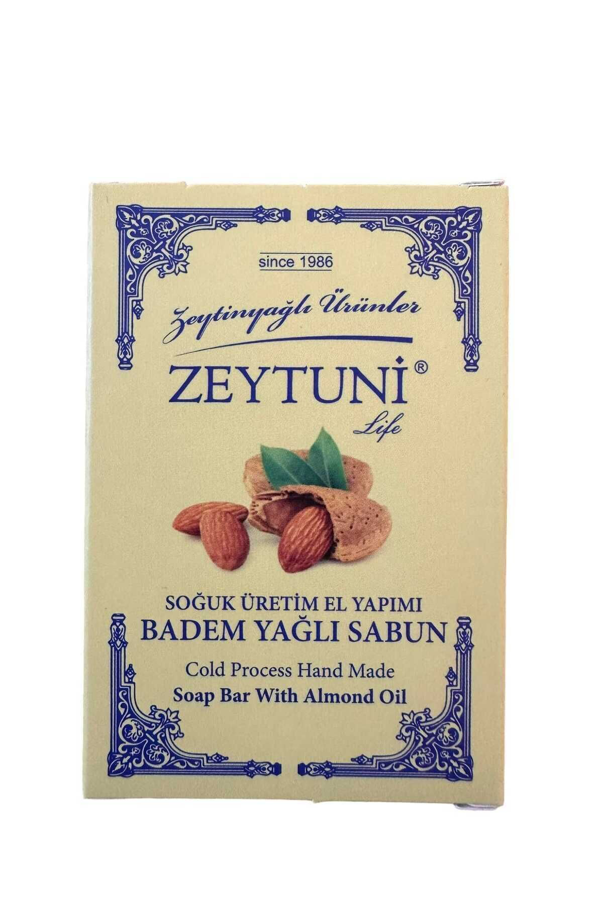 ZEYTUNİ BADEMYAĞLI SOĞUK ÜRETİM EL YAPIMI SABUN