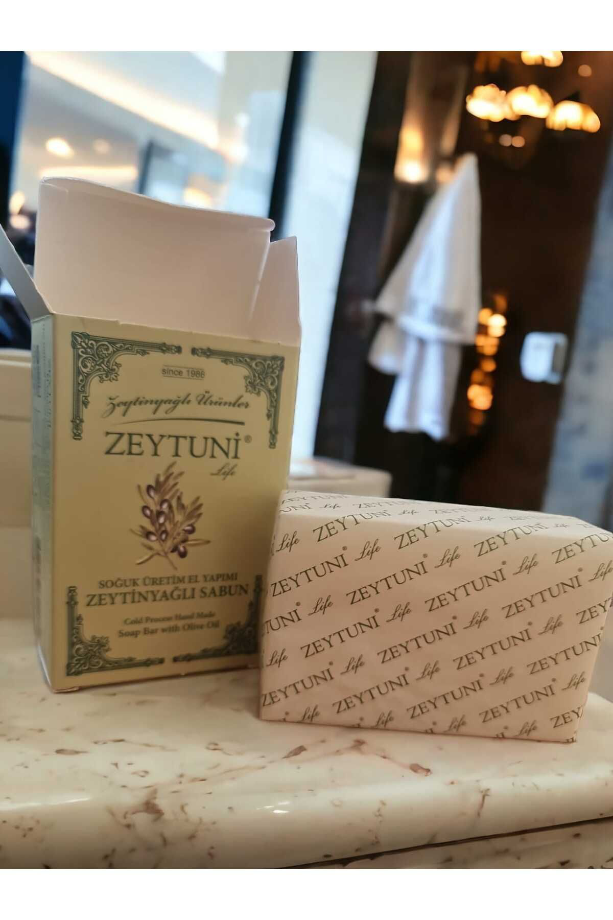ZEYTUNİ SOĞUK ÜRETİM ZEYTİNYAĞLI EL YAPIMI SABUN