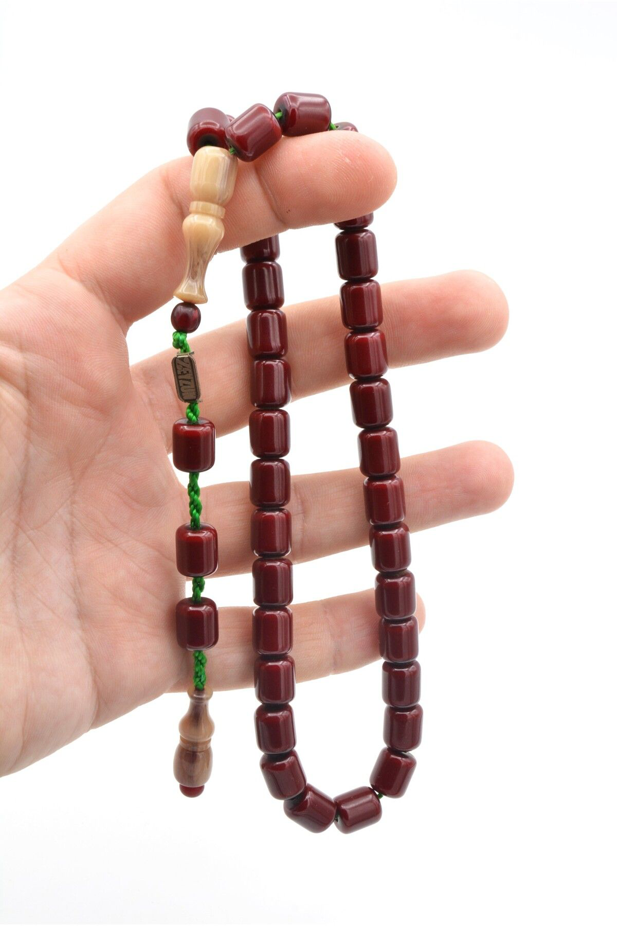 Zeyzun İmzalı Kesme Model Bordo Sıkma Kehribar Tesbih 002 Zeyzun İmzalı Kesme Model Bordo Sıkma Kehribar Tesbih 002