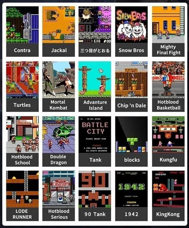 Zhltools 500 Adet Nostalji Retro Oyun Taşınabilir Konsol S10 Game