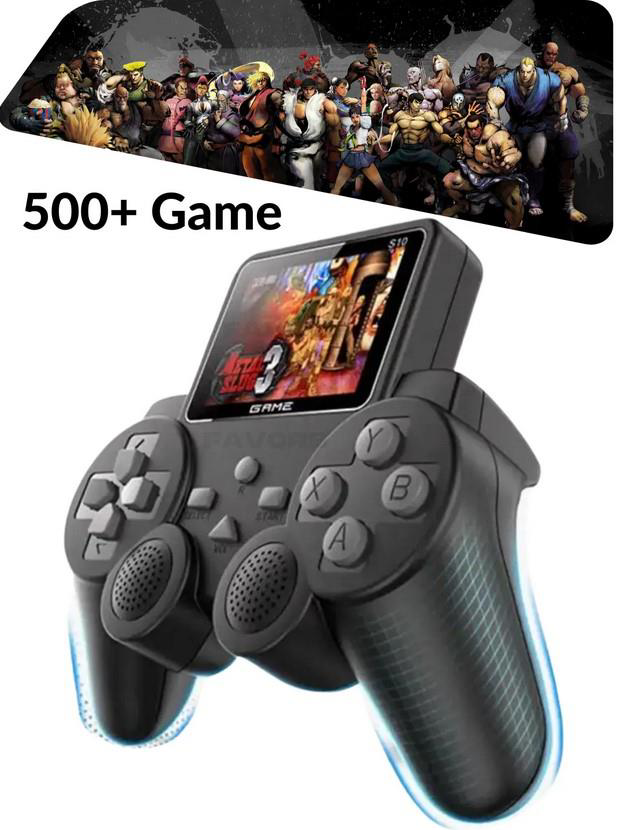 Zhltools 500 Adet Nostalji Retro Oyun Taşınabilir Konsol S10 Game
