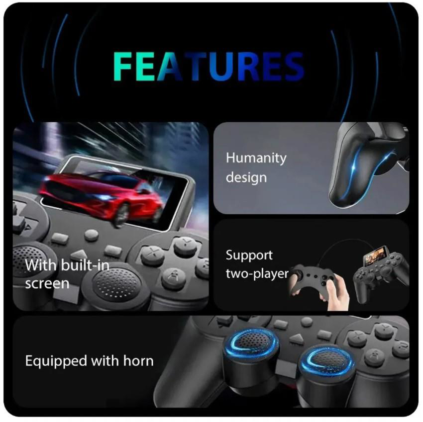 Zhltools 500 Adet Nostalji Retro Oyun Taşınabilir Konsol S10 Game