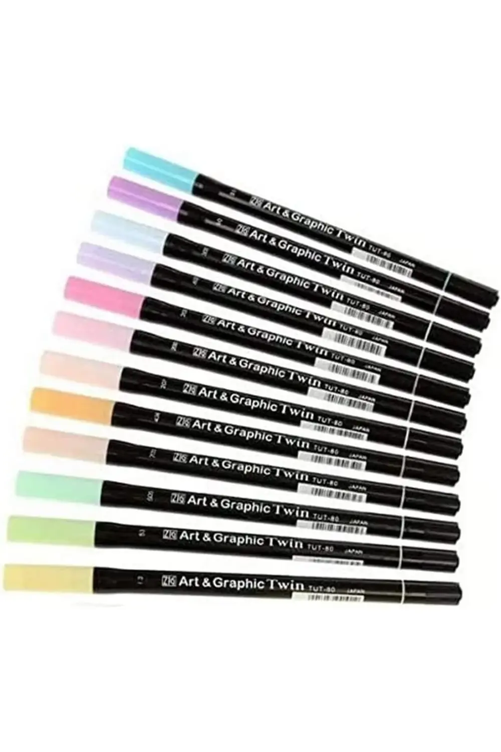 ZIG Art and Graphic Marker-Set, Pastellfarben, 12 Stück 1200752