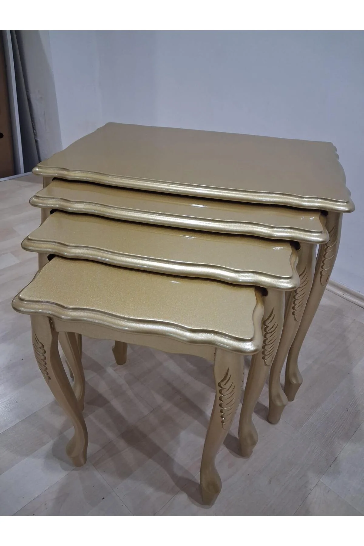 Zigon 13061 klasik Model Kayın Aslan ayak Parlak GOLD Lake Renk Kutu sevk El Yapı Zigon 13061 klasik Model Kayın Aslan ayak Parlak GOLD Lake Renk Kutu sevk El Yapı - Görsel 6