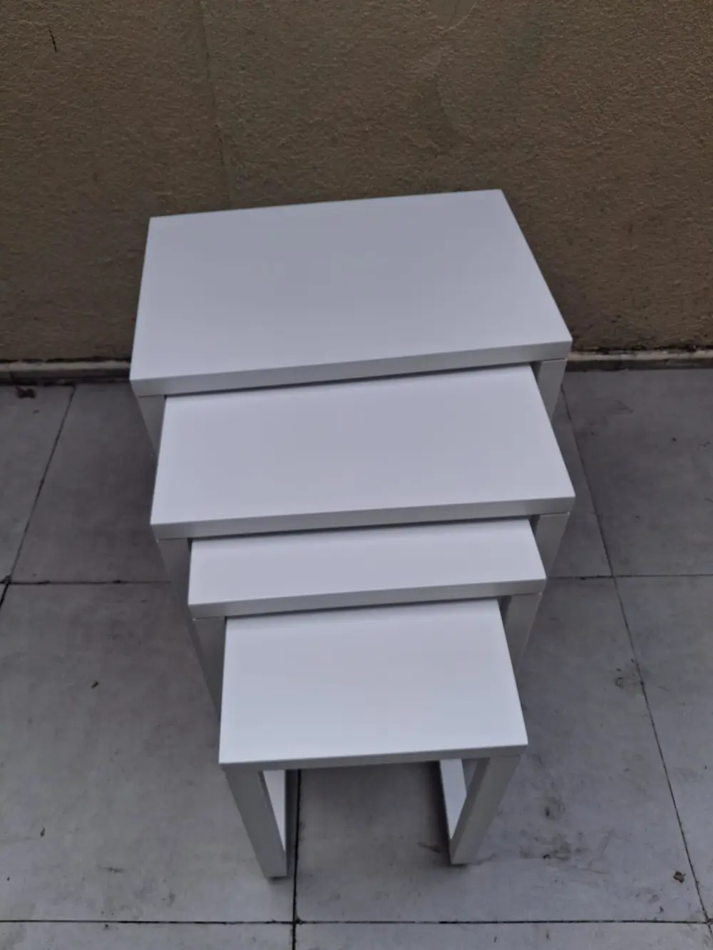 Zigon 18081 ılgz C Model Tekerlek Kayın ayak MDF tabla Parlak bey
