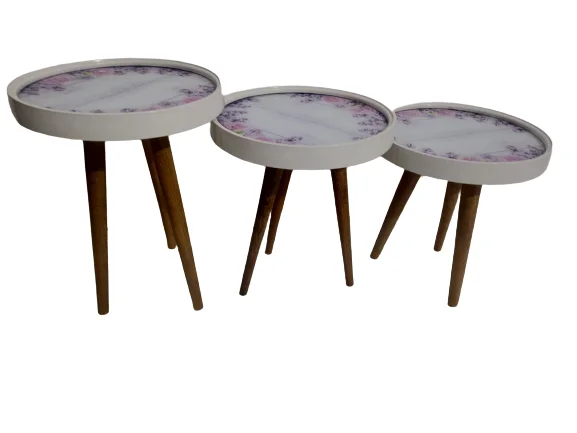 Zigon 19623 Sehpa Çember AKASYA Model Kayın Retro Ceviz 3 Ayak Üstü Cam El Yapım Fiyatı, Yorumları ve Özellikleri
