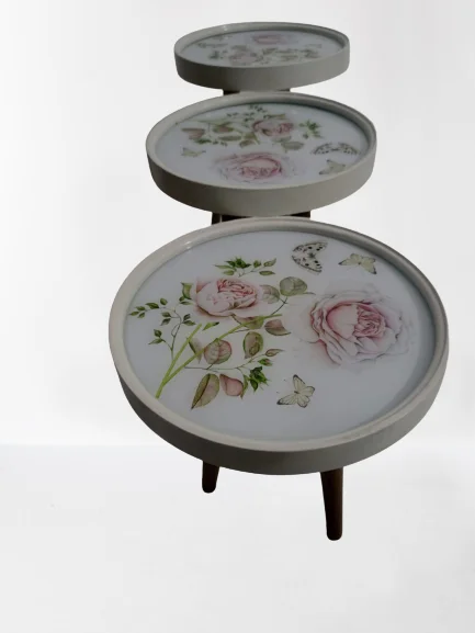Zigon 19626 Çember GONCA GÜL Model Kayın Retro Ceviz 3 Ayak Üstü Cam El Yapım Fiyatı, Yorumları ve Özellikleri