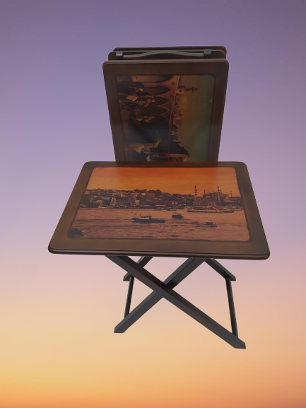 Zigon Çanta 13692 DİKDÖRTGEN Resimli Model shpa Kayın Parlak Cevi