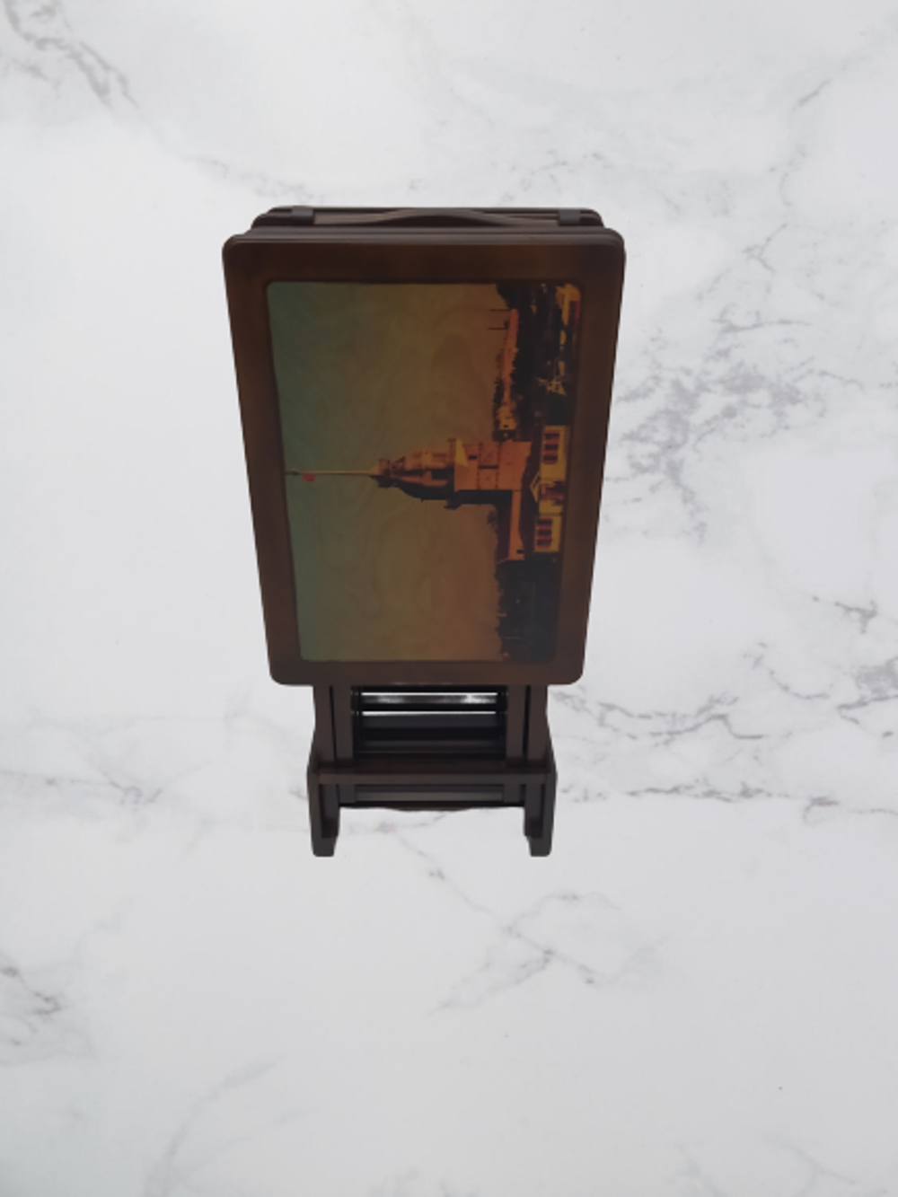 Zigon Çanta 13692 DİKDÖRTGEN Resimli Model shpa Kayın Parlak Cevi