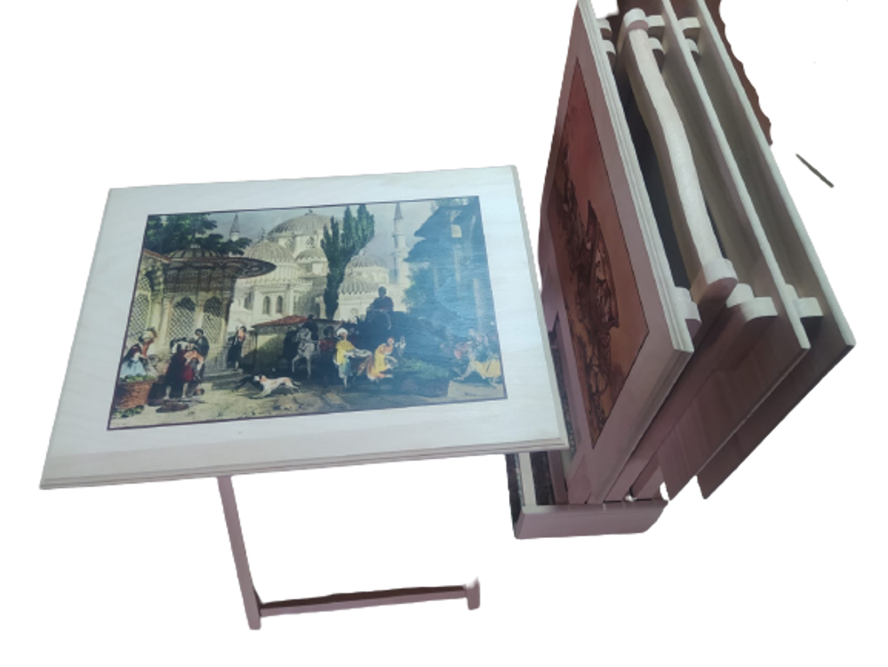 Zigon Çanta 17425 RESİMLİ büyük model Parlak Bayaz Lake Kayın aya