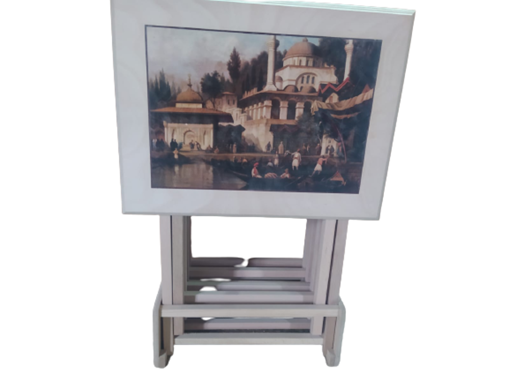 Zigon Çanta 17425 RESİMLİ büyük model Parlak Bayaz Lake Kayın aya