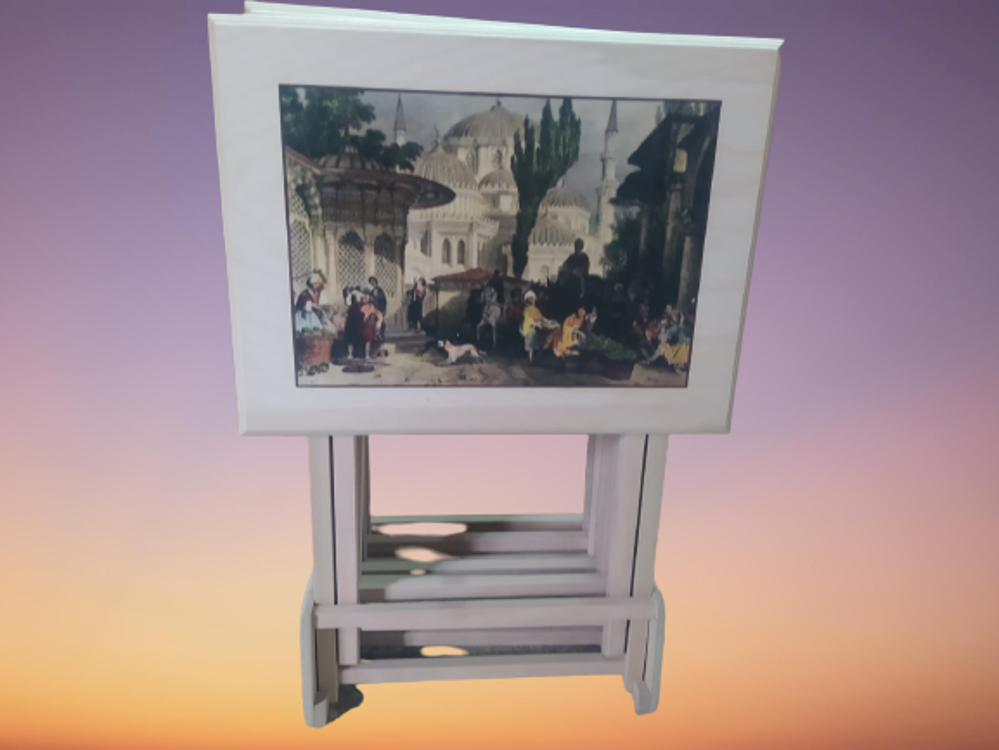 Zigon Çanta 17425 RESİMLİ büyük model Parlak Bayaz Lake Kayın aya