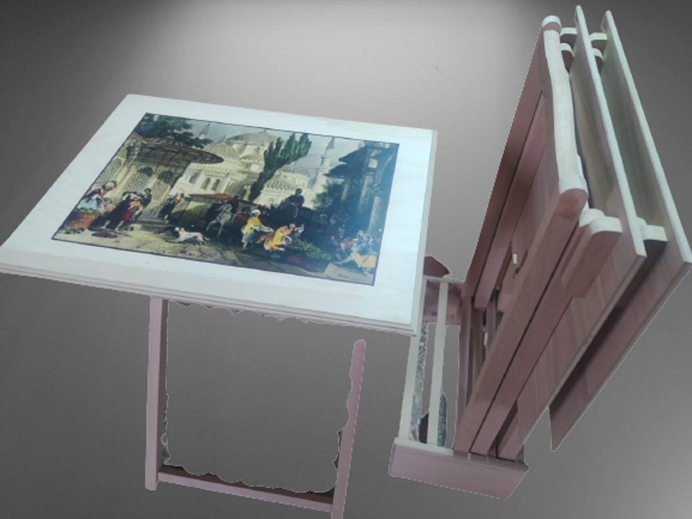 Zigon Çanta 17425 RESİMLİ büyük model Parlak Bayaz Lake Kayın aya