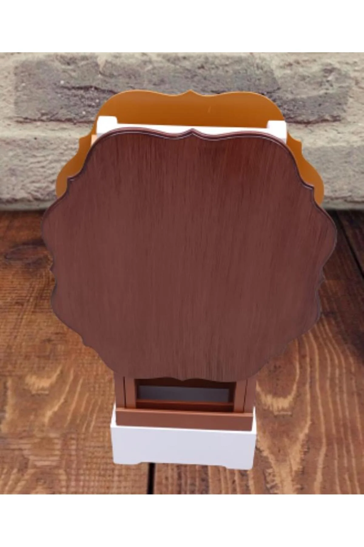 Zigon Çanta 90075 Sehpa Yonca Model 2li Takım Ahşap MDF Hardal-Ceviz Renk El Yapı Zigon Çanta 90075 Sehpa Yonca Model 2li Takım Ahşap MDF Hardal-Ceviz Renk El Yapı - Görsel 6