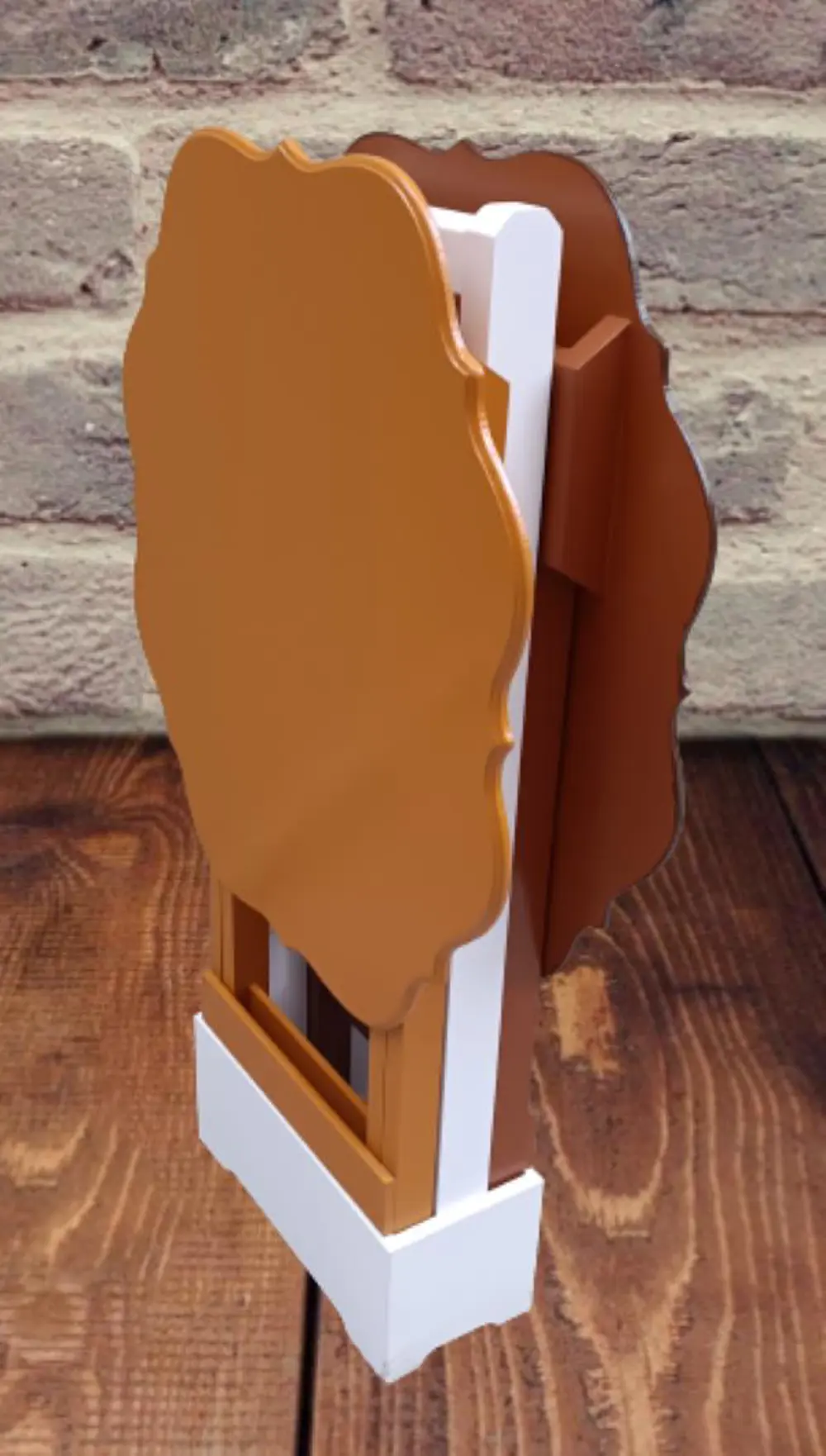 Zigon Çanta 90075 Sehpa Yonca Model 2li Takım Ahşap MDF Hardal-Ce