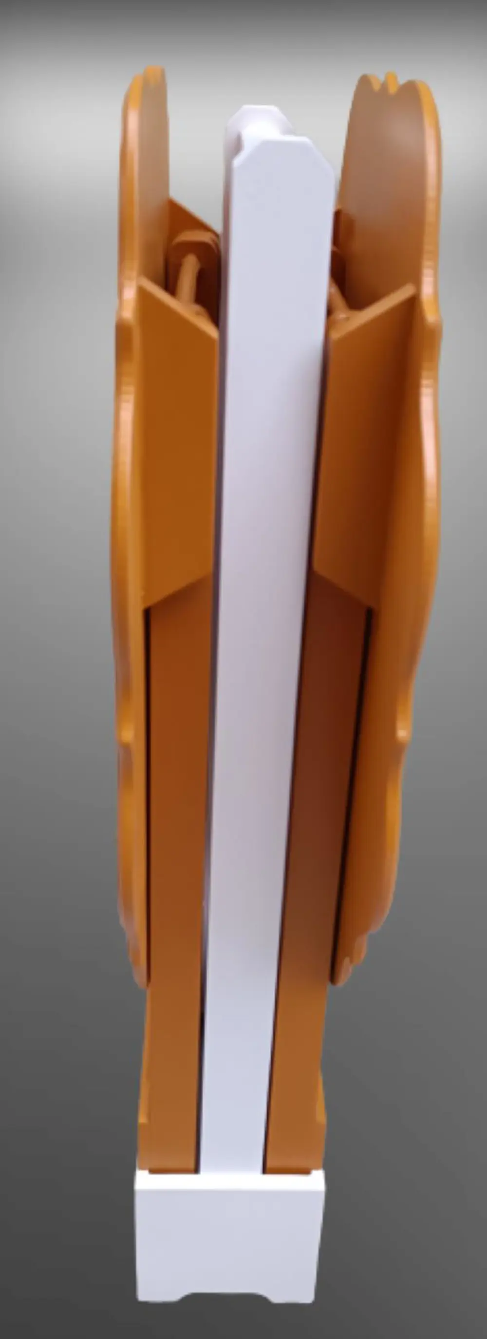 Zigon Çanta 90076 Sehpa Yonca Model 2 li Tk Ahşap MDF Hardal Renk