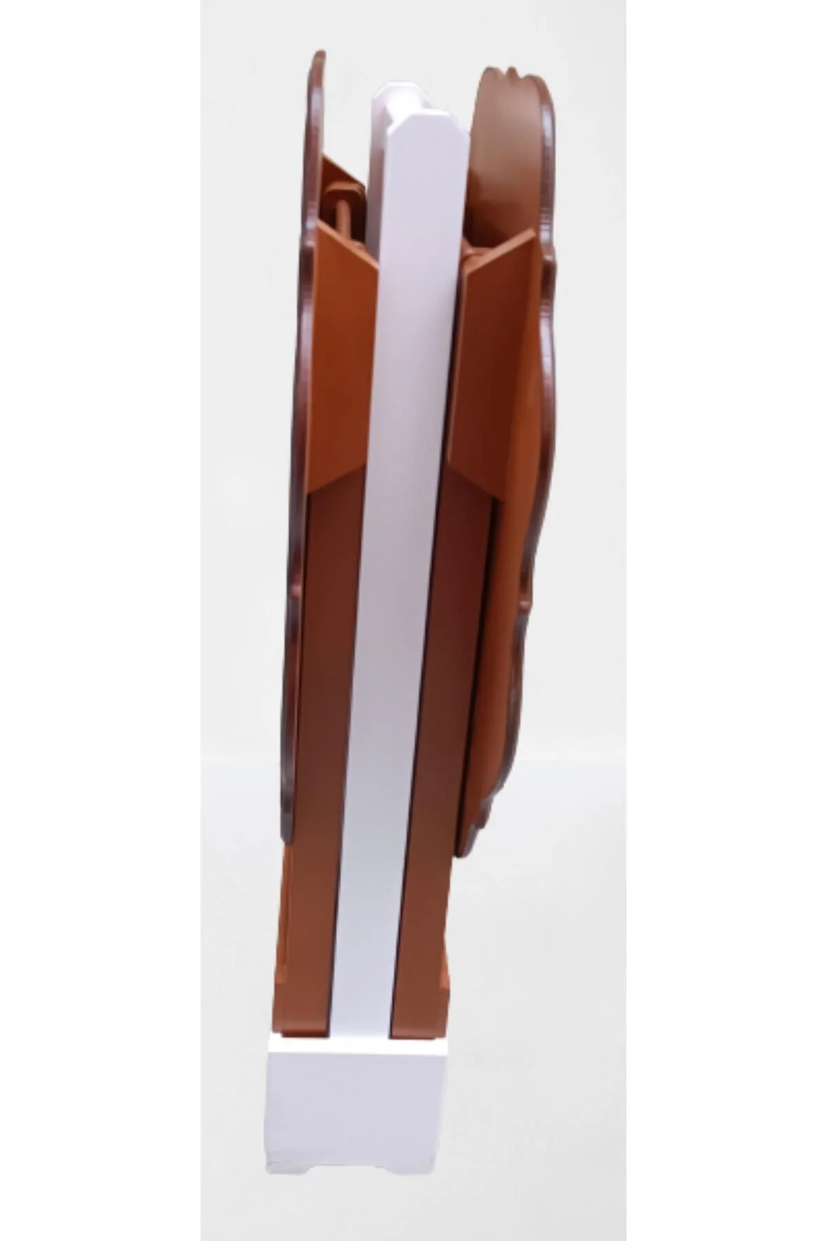 Zigon Çanta 90080 Sehpa Yonca Model 2 li Tk Ahşap MDF Parlak Ceviz Renk Kutu sevk - Görsel 7