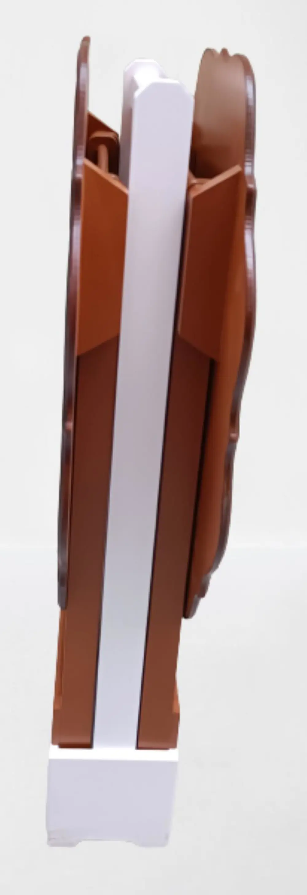 Zigon Çanta 90080 Sehpa Yonca Model 2 li Tk Ahşap MDF Parlak Cevi