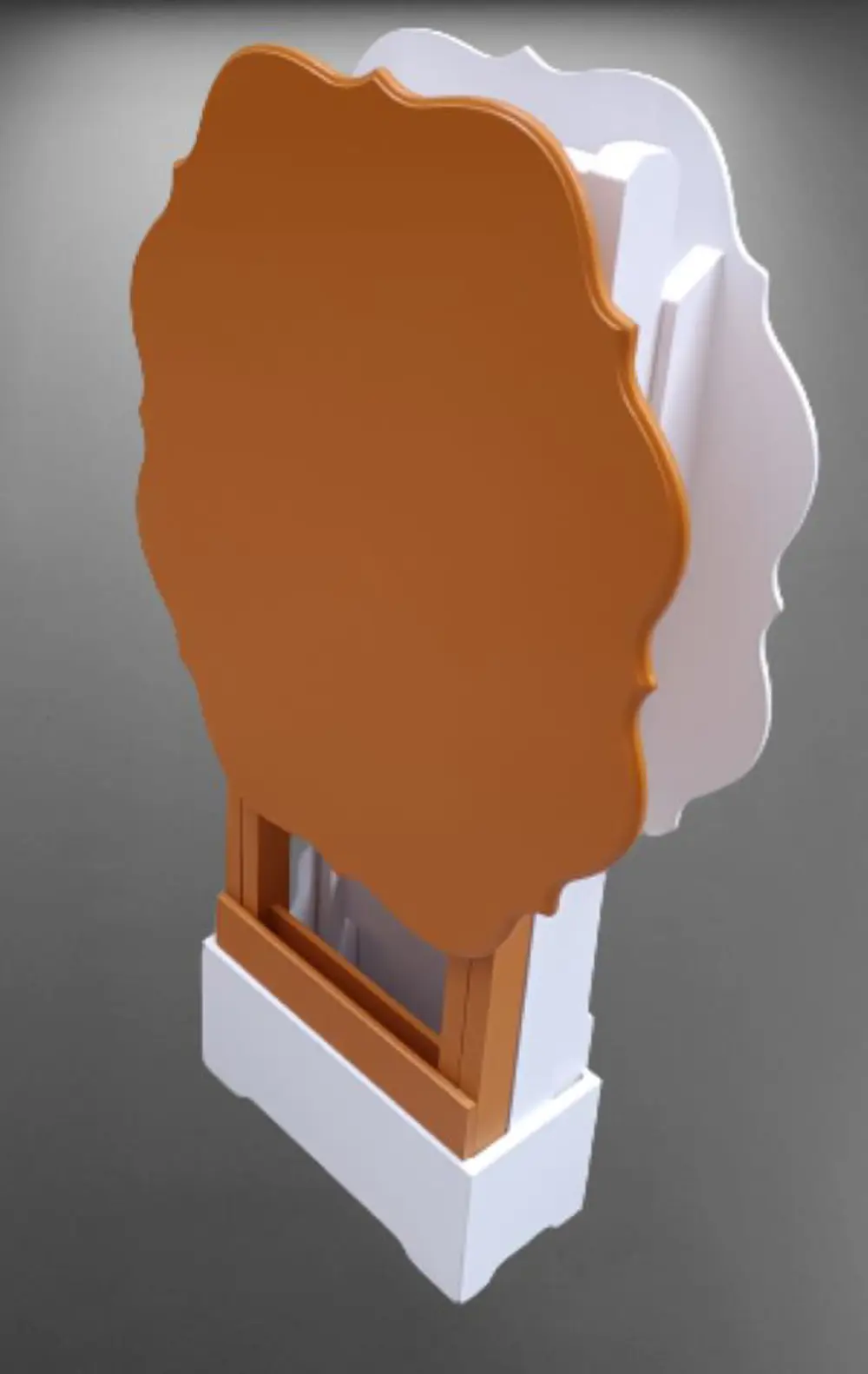 Zigon Çanta 90081 Sehpa Yonca Model İkili Tk Ahşap MDF Beyaz ve H