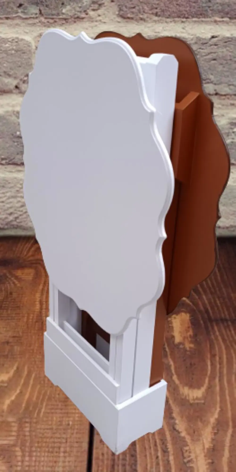 Zigon Çanta 90083 Yonca Model 2 li Takım Ahşap MDF Beyaz-Ceviz Re