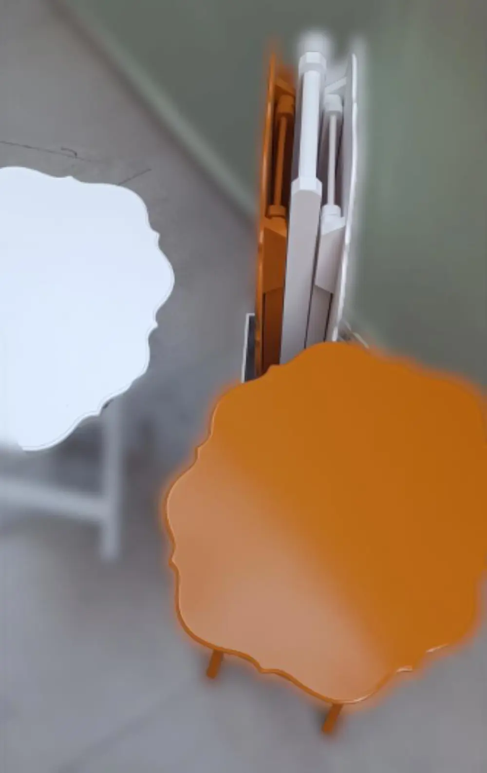 Zigon Çanta 90086 Yonca Dörtlü 90086 Ahşap MDF Beyaz ve Hardal Re