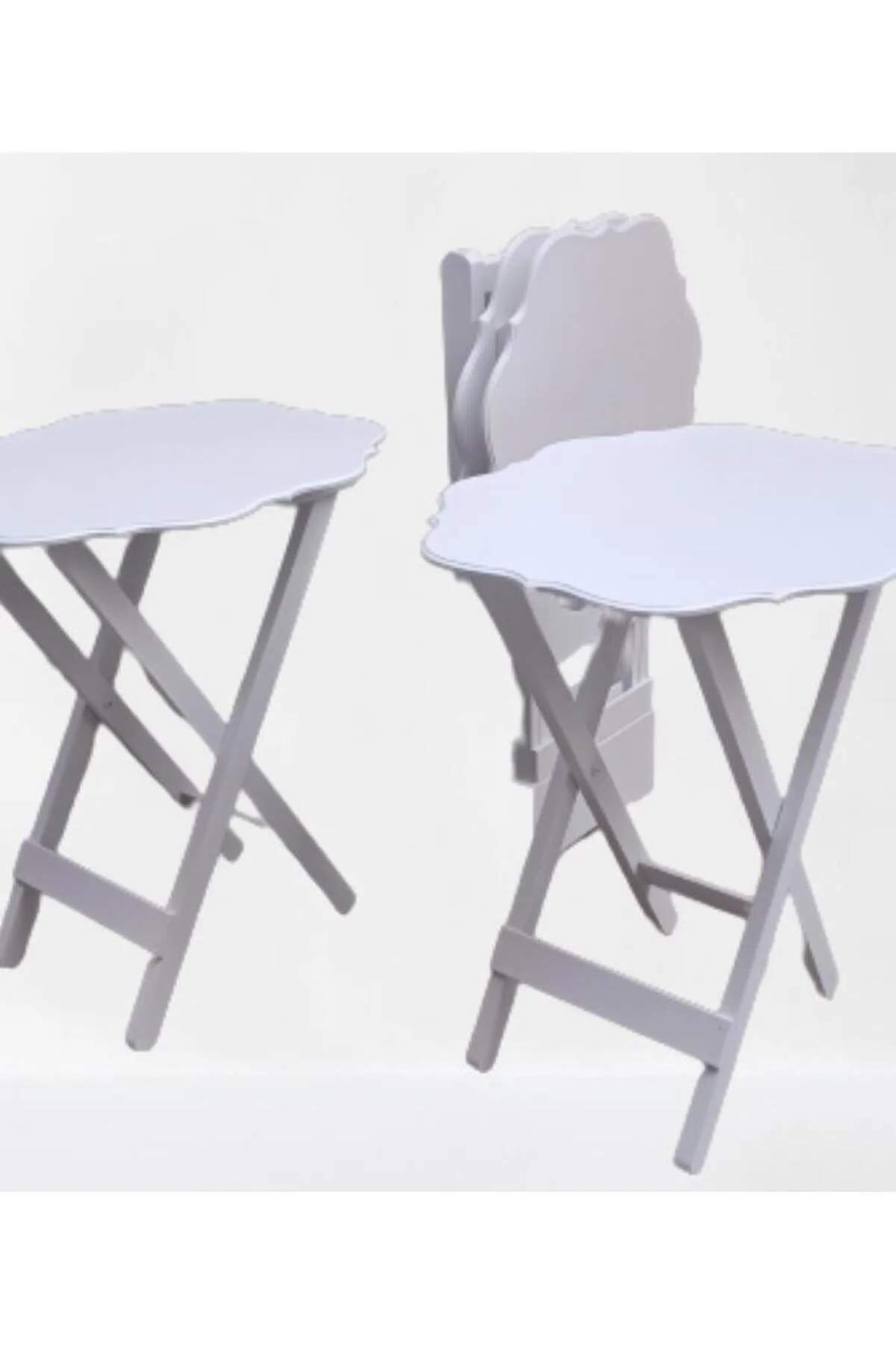 Zigon Çanta 90094 Sehpa Yonca Takım Model Ahşap MDF Parlak Beyaz Lake Renk Elyapı Zigon Çanta 90094 Sehpa Yonca Takım Model Ahşap MDF Parlak Beyaz Lake Renk Elyapı