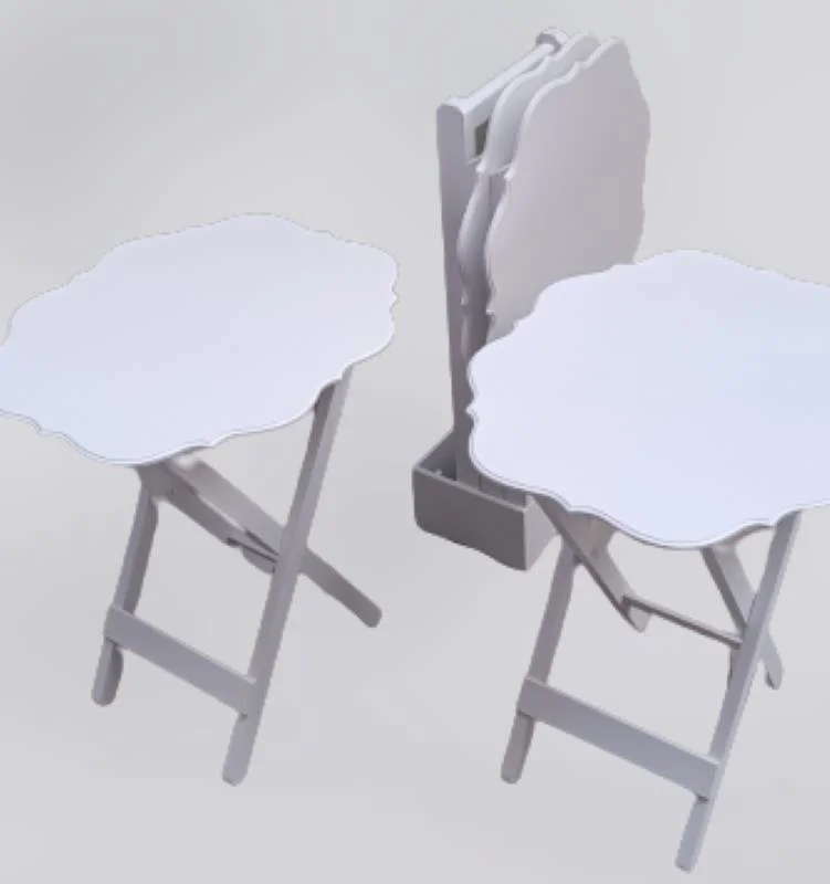Zigon Çanta 90094 Sehpa Yonca 4 lü Takım Ahşap MDF Parlak Beyaz Lake Renk Elyapı Zigon Çanta 90094 Sehpa Yonca 4 lü Takım Ahşap MDF Parlak Beyaz Lake Renk Elyapı