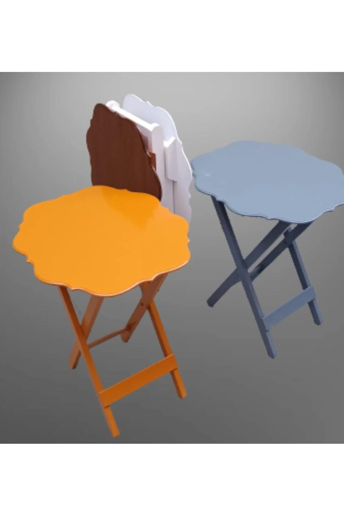Zigon Çanta 90095 Yonca 4 lü Model MDF 4Renk Ceviz-Hardal-Beyaz ve Gri Renk Uyum - Görsel 3