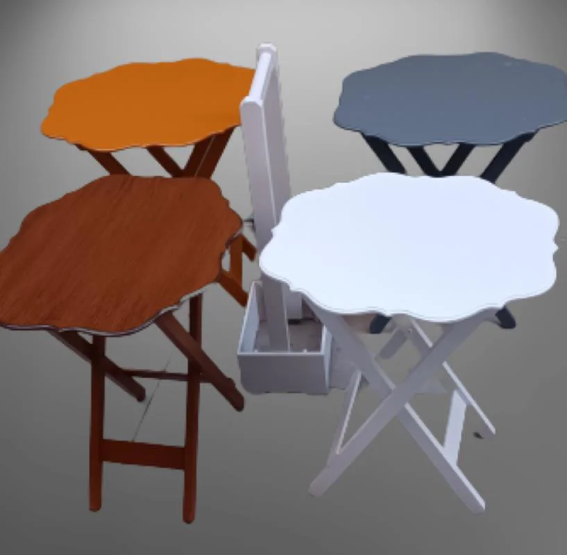 Zigon Çanta 90095 Yonca 4 lü Model MDF 4Renk Ceviz-Hardal-Beyaz ve Gri Renk Uyum