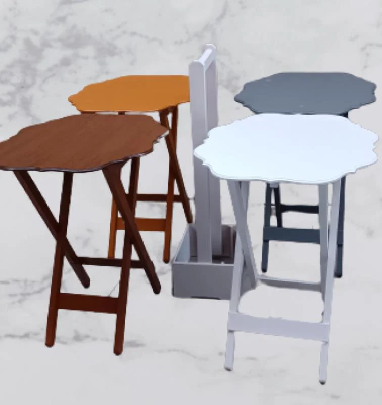Zigon Çanta 90095 Yonca 4 lü Model MDF 4Renk Ceviz-Hardal-Beyaz ve Gri Renk Uyum