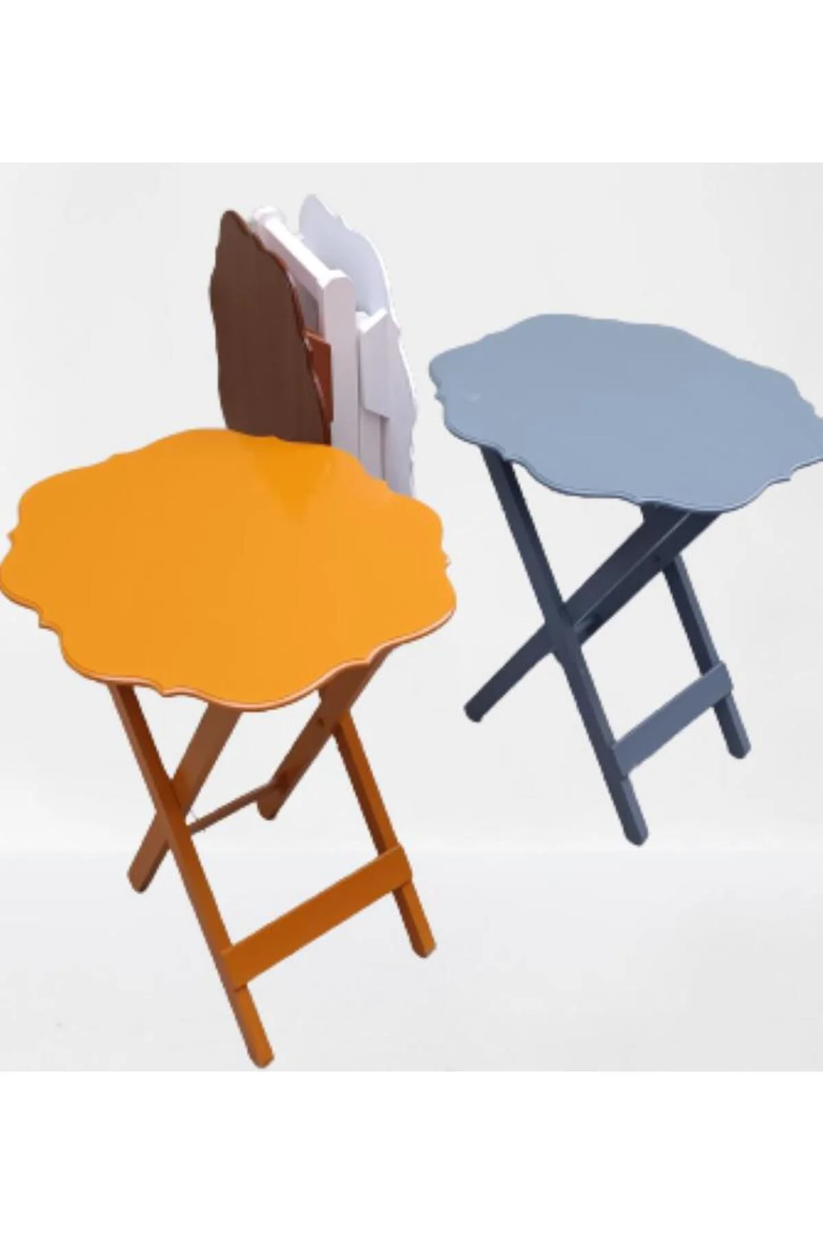 Zigon Çanta 90095 Yonca 4 lü Model MDF 4Renk Ceviz-Hardal-Beyaz ve Gri Renk Uyum - Görsel 2