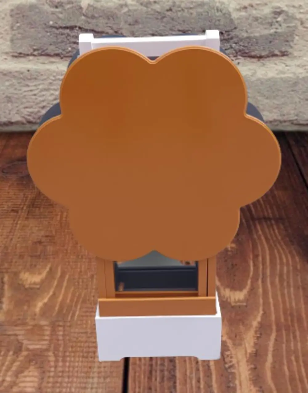 Zigon Çanta 90096 Papatya Model 2li Tk Ahşap MDF Hardal ve Gri Re