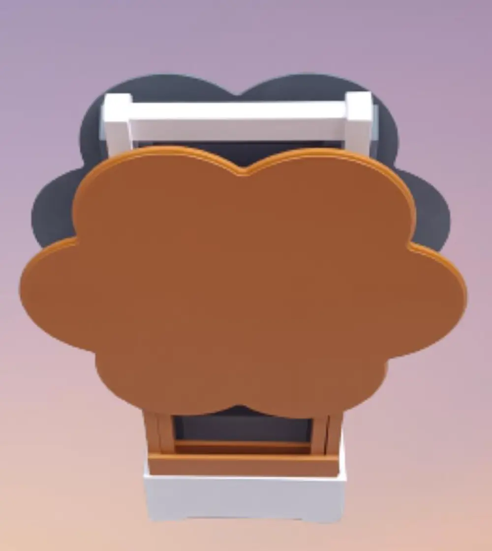 Zigon Çanta 90096 Papatya Model 2li Tk Ahşap MDF Hardal ve Gri Re