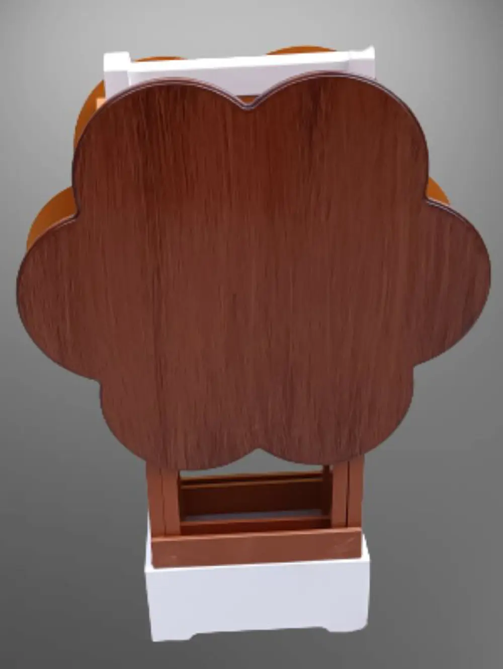 Zigon Çanta 90097 Papatya Model 2li Tk Ahşap MDF Hardal Ceviz Ren