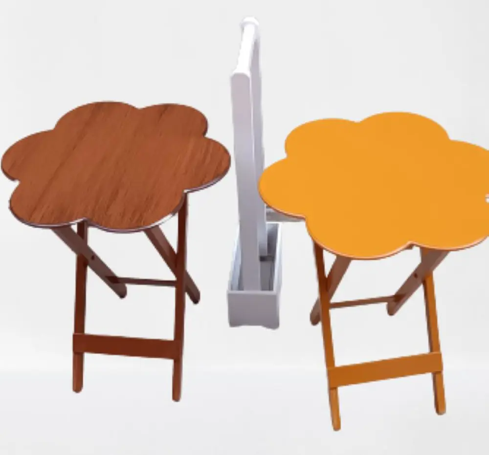 Zigon Çanta 90097 Papatya Model 2li Tk Ahşap MDF Hardal Ceviz Ren