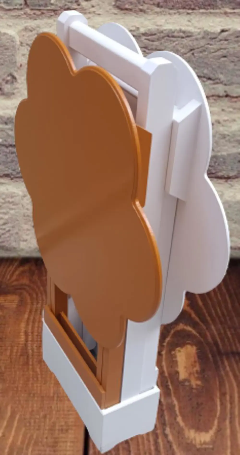 Zigon Çanta 90098 Sehpa Papatya Model 2li Tk Ahşap MDF Hardal-Bey