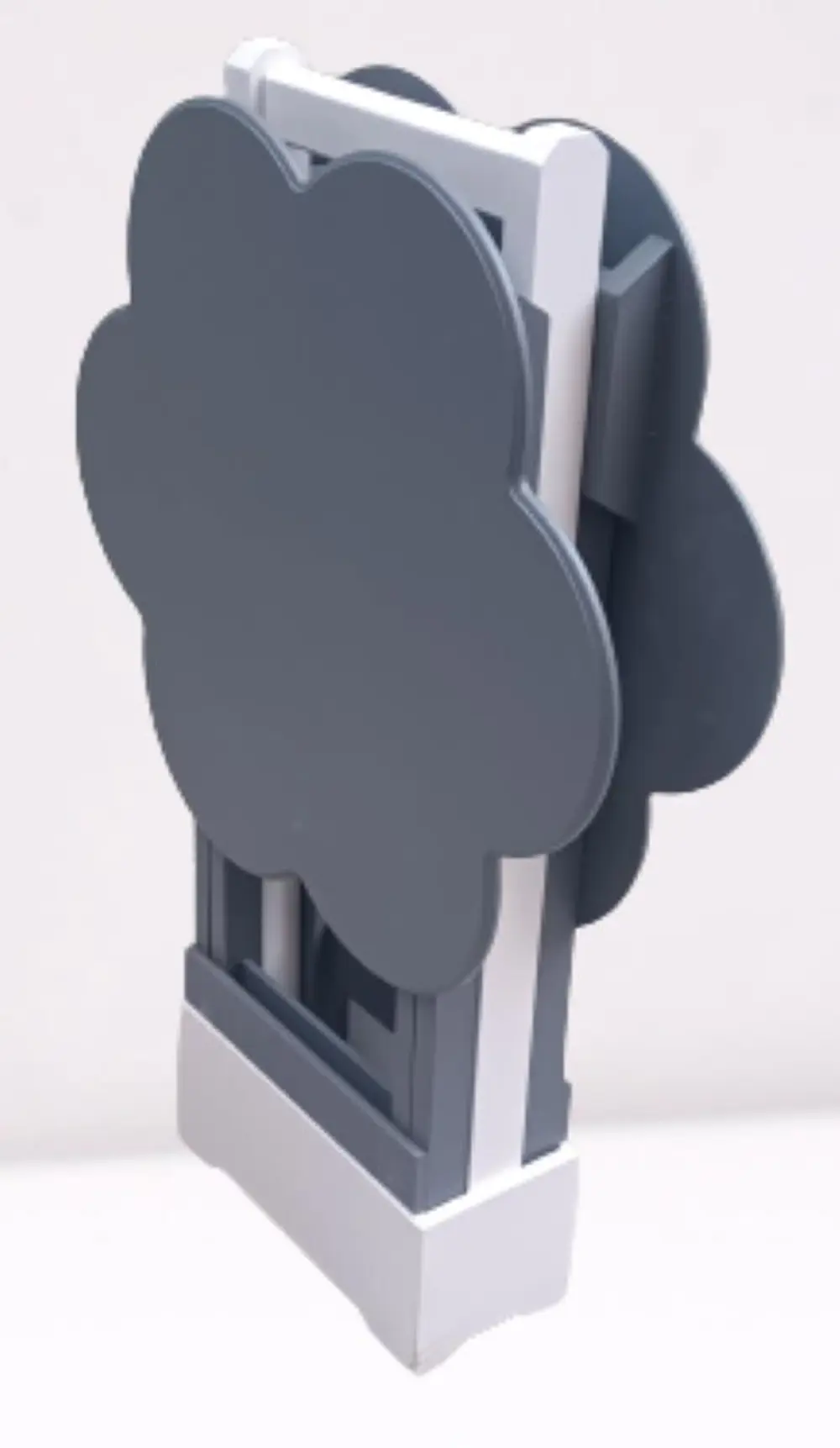 Zigon Çanta 90102 Sehpa Papatya  Model İkili Tk Ahşap Mdf Gri Ren