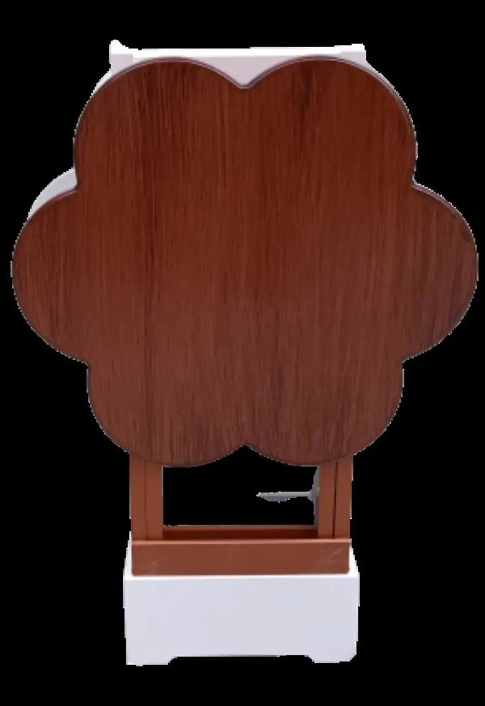 Zigon Çanta 90104 Papatya sehpa Model 2li Ahşap MDF Beyaz Ceviz U