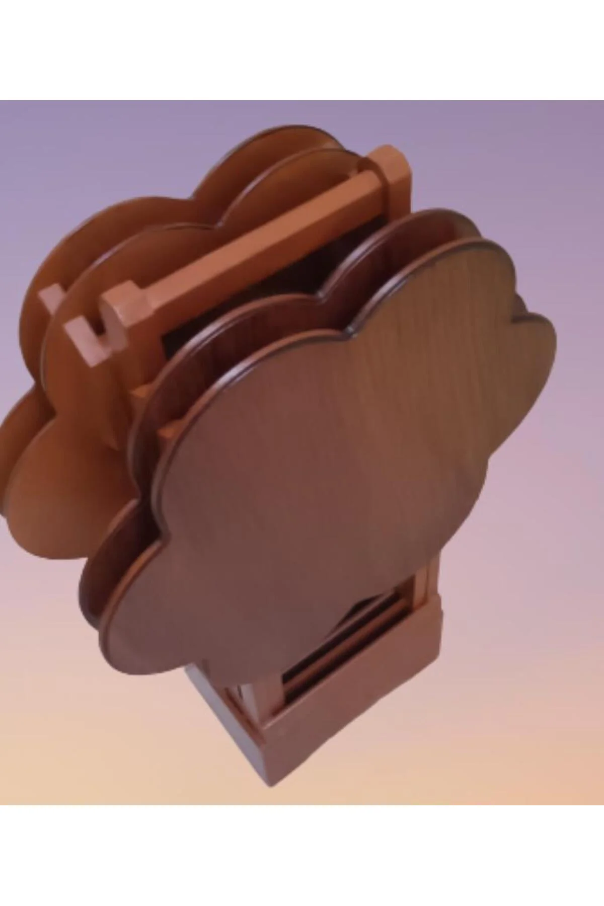 Zigon Çanta 90111 Papatya Dörtlü Model Ahşap MDF nature Ceviz Renk El Yapım Zigon Çanta 90111 Papatya Dörtlü Model Ahşap MDF nature Ceviz Renk El Yapım