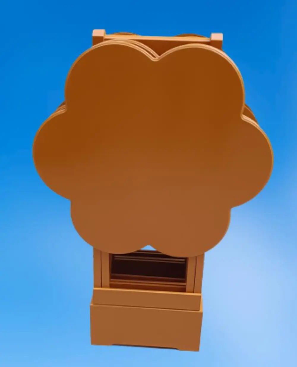 Zigon Çanta 90116 Papatya Dörtlü Model Ahşap Mdf Hardal Renk Uyum