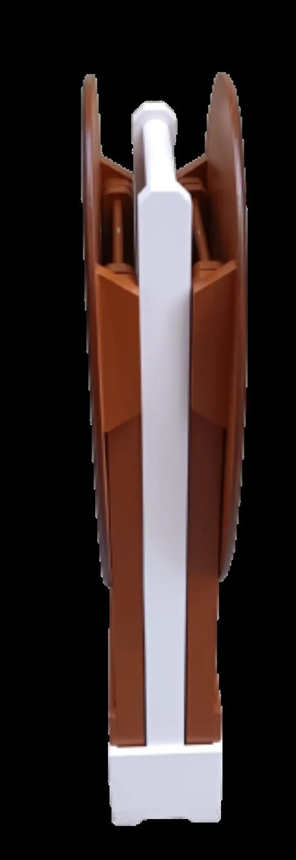 Zigon Çanta 90124 Sehpa Oval Model İkili Takım Ahşap Mdf Ceviz Re