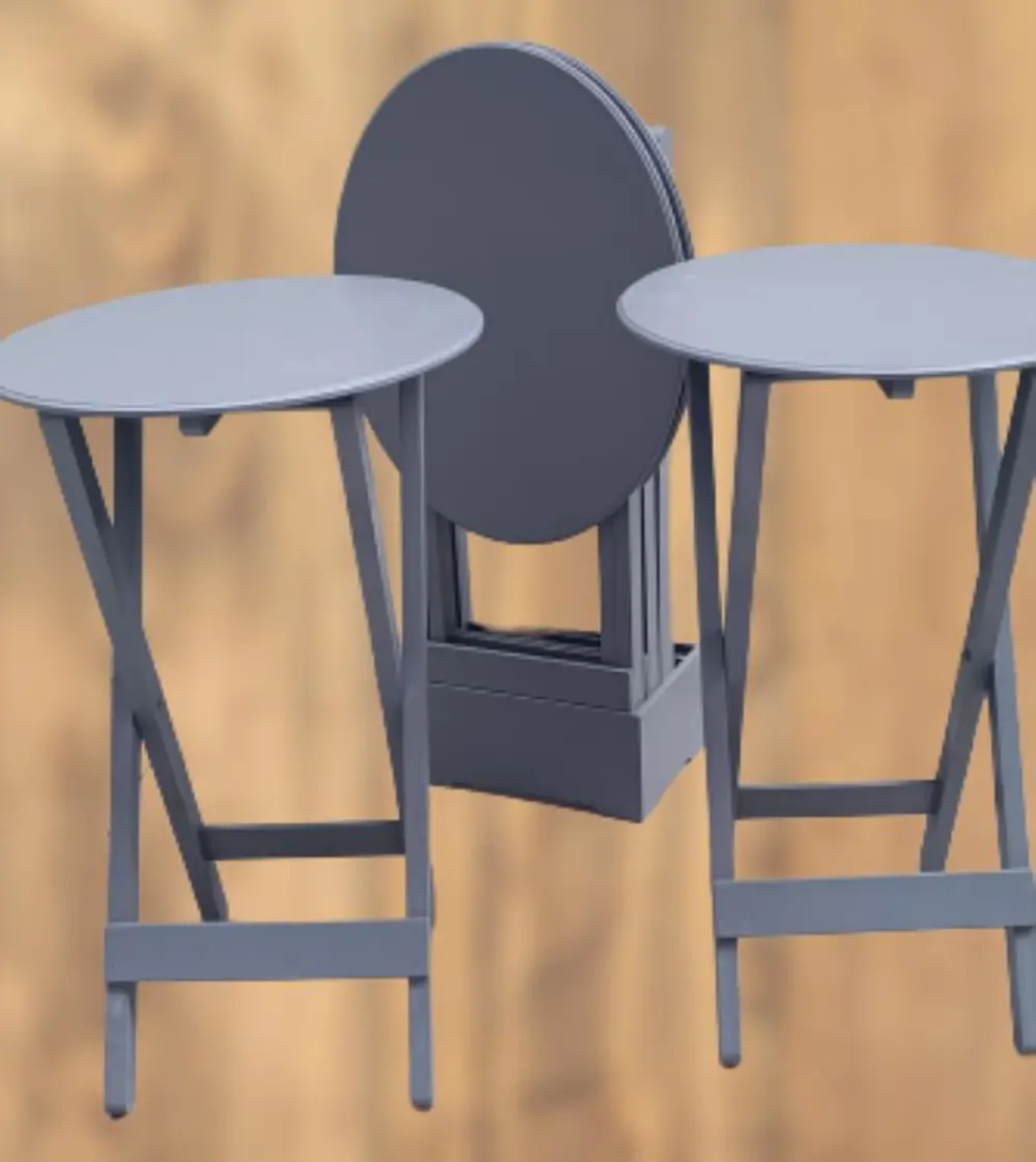 Zigon Çanta 90133 Sehpa Oval sehpa 90133 Model Dörtlü Ahşap MDF G