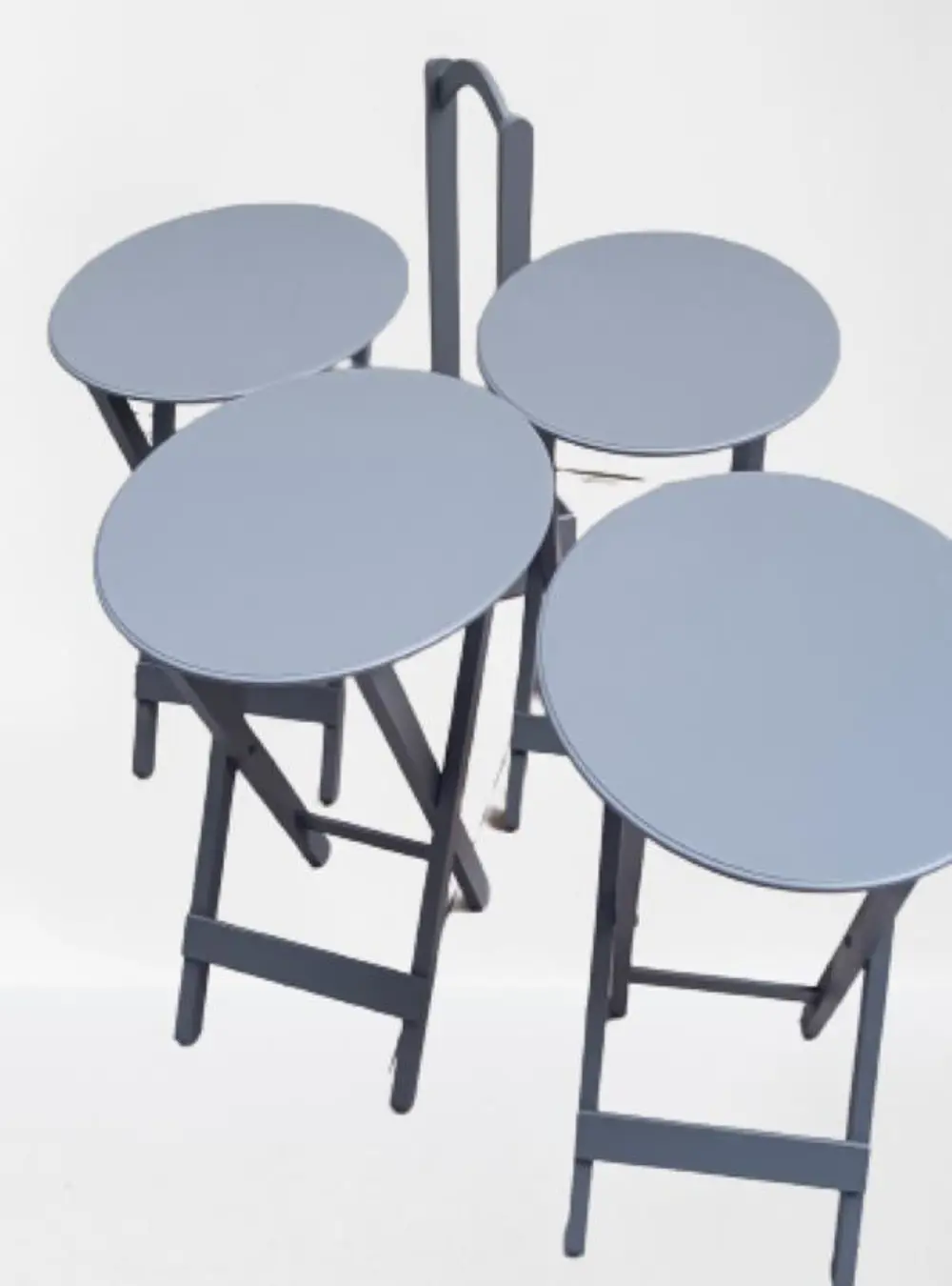 Zigon Çanta 90133 Sehpa Oval sehpa 90133 Model Dörtlü Ahşap MDF G