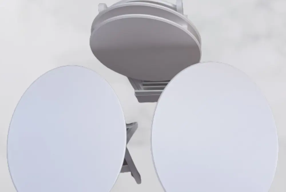 Zigon Çanta 90136 Oval sehpa Dörtlü Model Ahşap Mdf Parlak Beyaz 