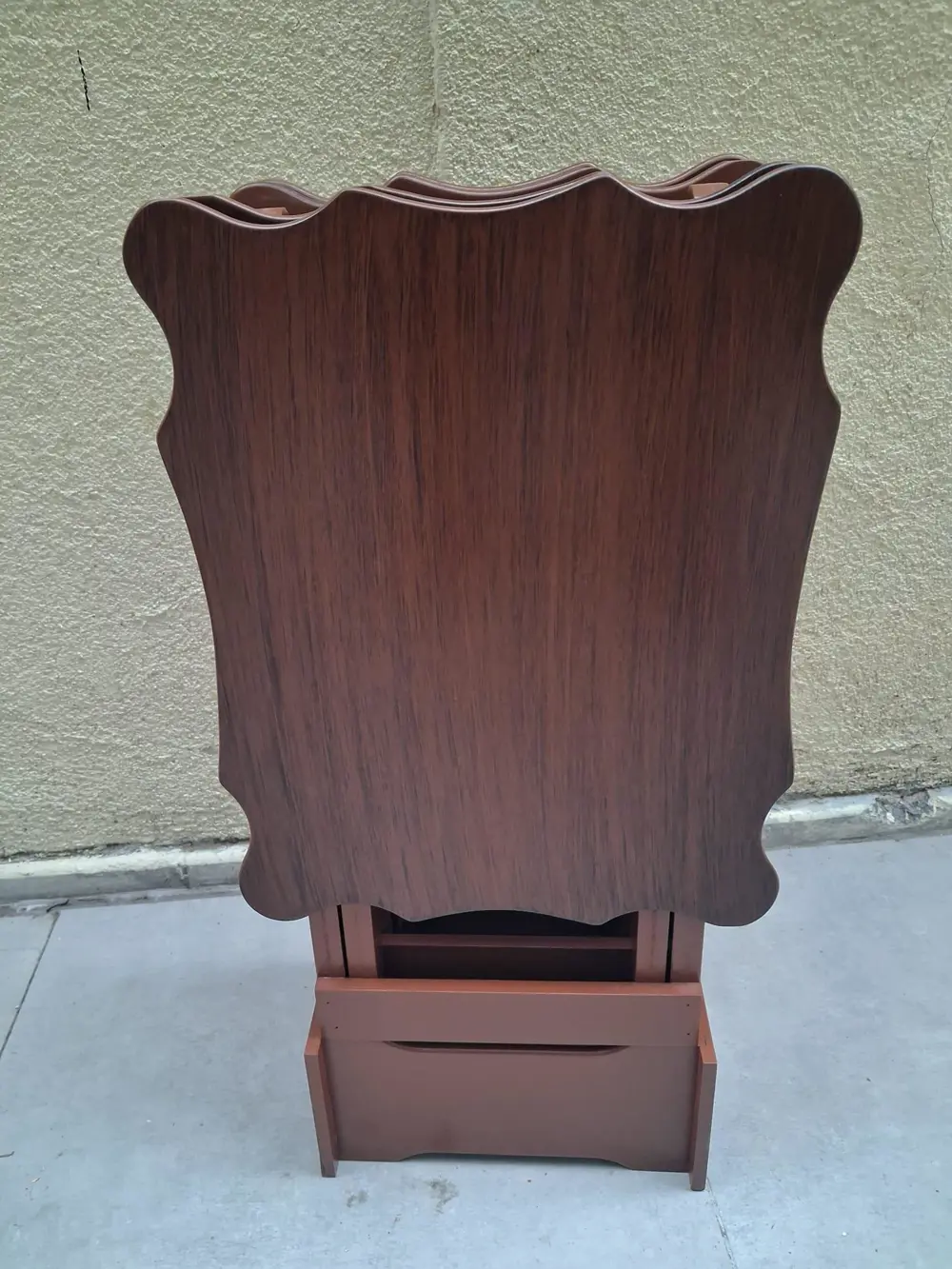 Zigon Çanta  90560 Sehpa Dikdörtgen Model Kayın Torna Parlak Cevi