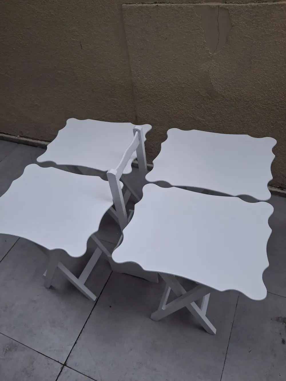 Zigon Çanta  90561 Sehpa Dikdörtgen Model Kayın Torna Parlak Beya