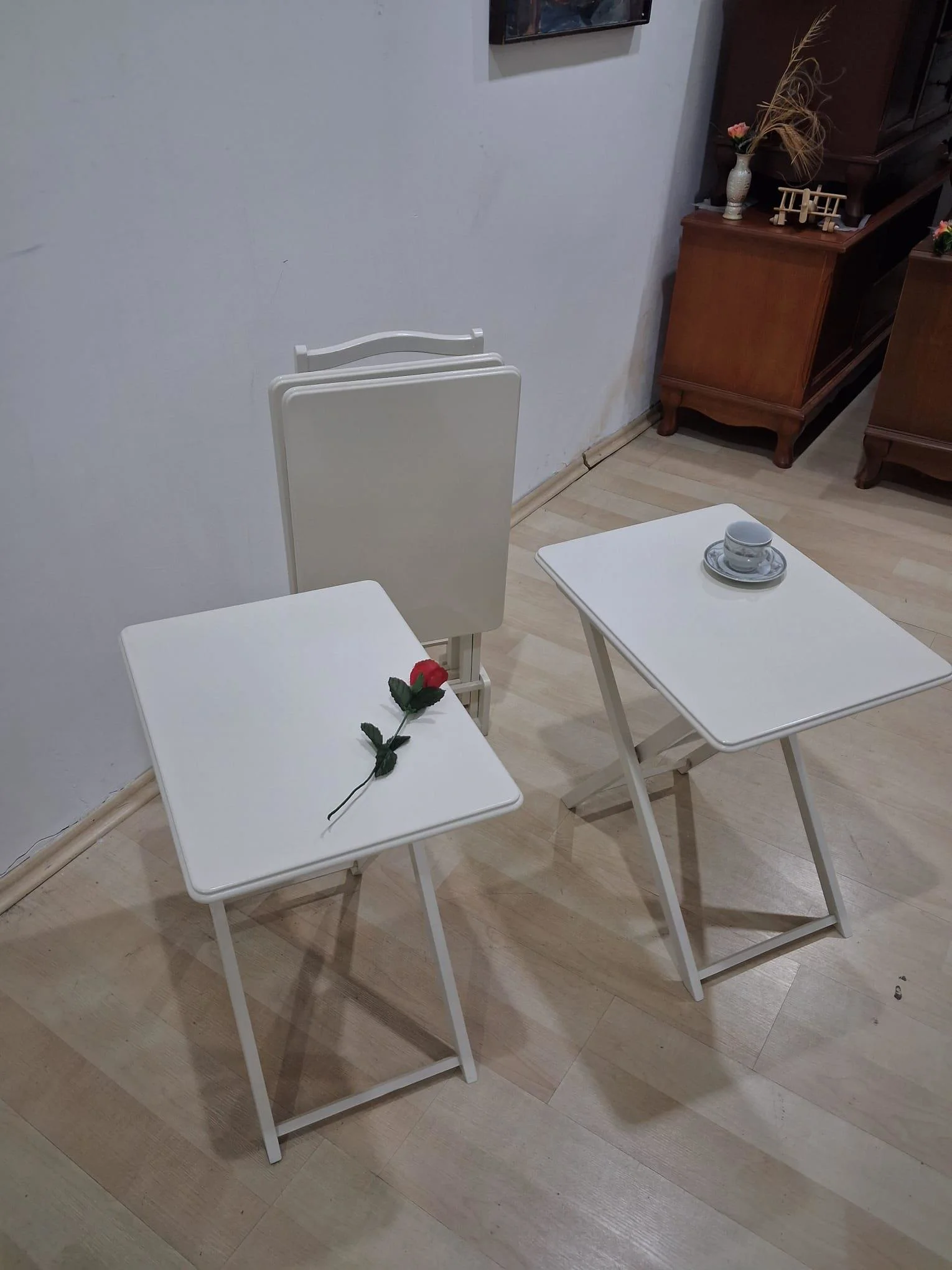 Zigon Çanta 90674 Sehpa Dikdörtgen Düz Model Kayın Torna Parlak B