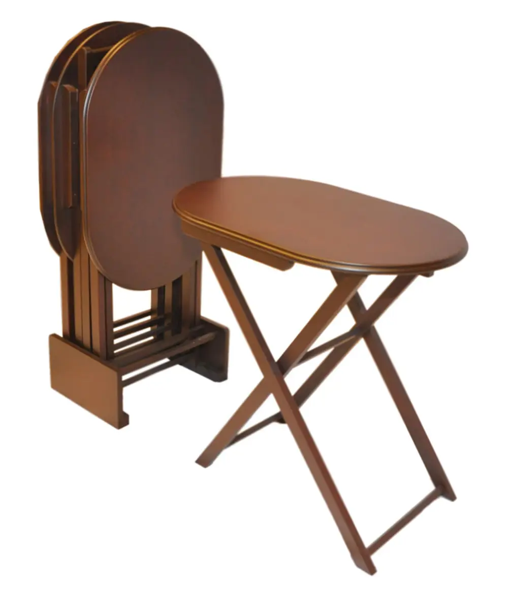 Zigon Çanta  oval 18060  ahşap MDF Torna gövde ayak Parlak Ceviz 