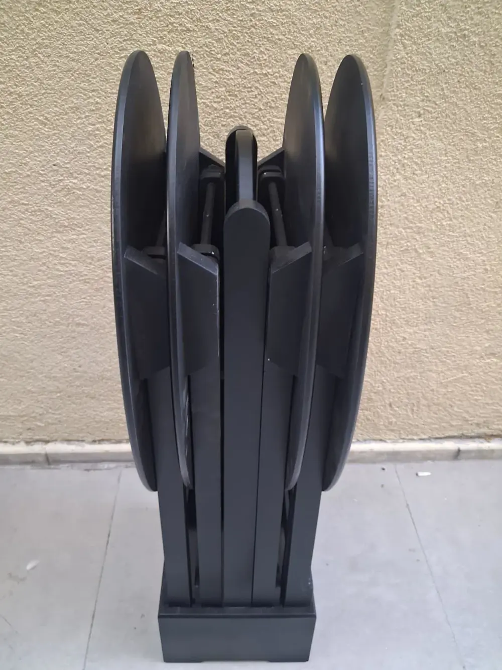 Zigon Çanta OVAL 90540 Dörtlü Model Ahşap MDF Parlak Siyah Lake E