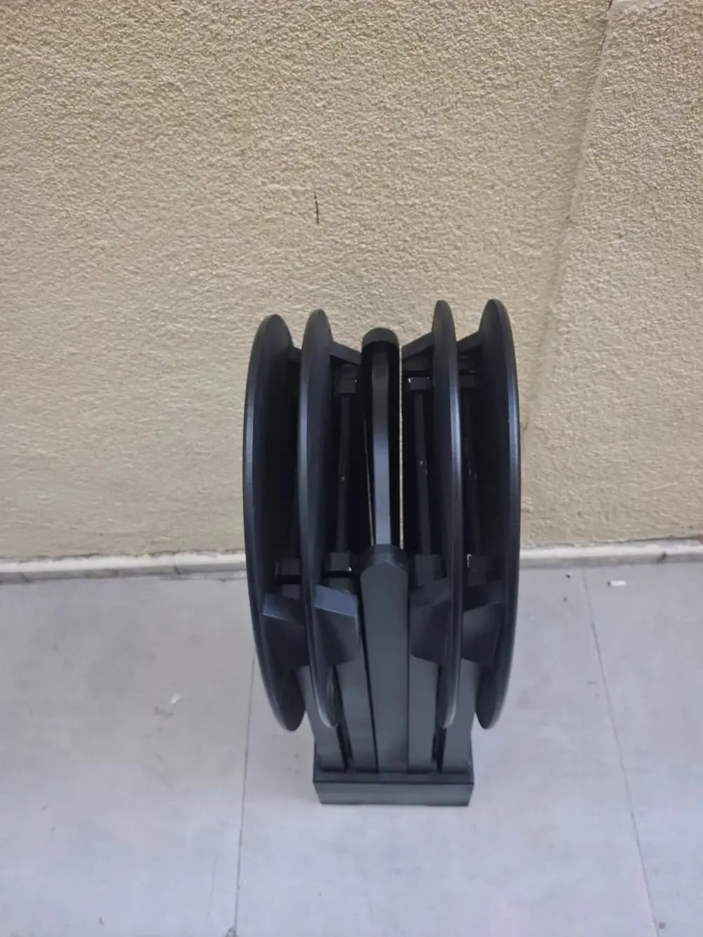 Zigon Çanta OVAL 90540 Dörtlü Model Ahşap MDF Parlak Siyah Lake E